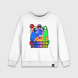 Детский свитшот Радужные друзья персонажи игры