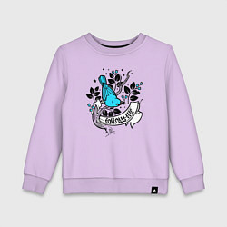 Детский свитшот Птица и ягоды - follow me