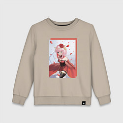 Свитшот хлопковый детский Походка Судьбы - Такт Опус Судьба, цвет: миндальный