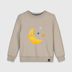 Детский свитшот Месяц со звездами