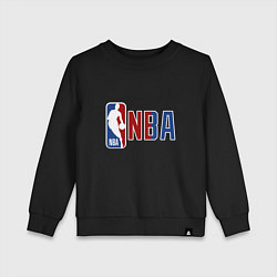 Свитшот хлопковый детский NBA - big logo, цвет: черный