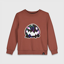 Свитшот хлопковый детский Варр из Slime Rancher, цвет: кирпичный