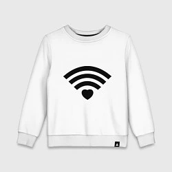 Детский свитшот Wi-Fi Love