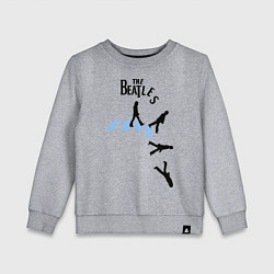 Свитшот хлопковый детский The Beatles: break down, цвет: меланж
