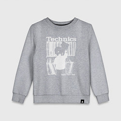 Свитшот хлопковый детский Tichnics music, цвет: меланж