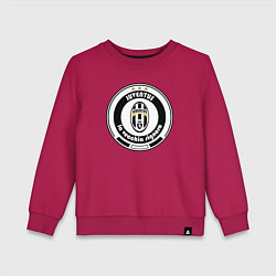Свитшот хлопковый детский Juventus club, цвет: маджента