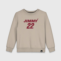 Свитшот хлопковый детский Jimmy 22, цвет: миндальный