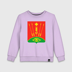 Свитшот хлопковый детский Глазовский район, цвет: лаванда