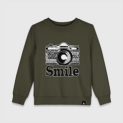 Детский свитшот Smile camera