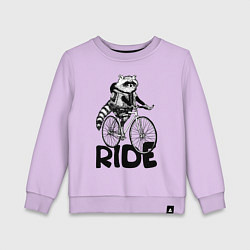 Детский свитшот Raccoon ride