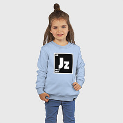 Свитшот хлопковый детский Jazz 1917, цвет: мягкое небо — фото 2