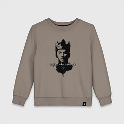 Свитшот хлопковый детский Dave Gahan - Enjoy The Silence, цвет: утренний латте