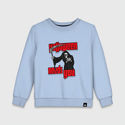 Детский свитшот Хэллоуин хочет тебя