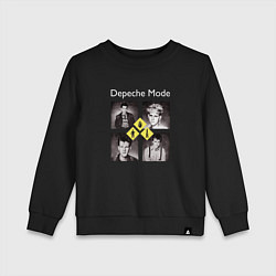 Свитшот хлопковый детский Depeche Mode - Early Years, цвет: черный