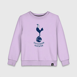 Свитшот хлопковый детский Tottenham Hotspur fc sport, цвет: лаванда