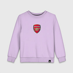 Свитшот хлопковый детский Arsenal fc sport club, цвет: лаванда