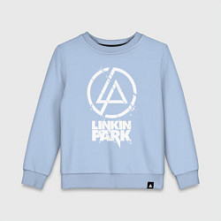 Свитшот хлопковый детский Linkin Park - white, цвет: мягкое небо