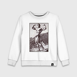 Свитшот хлопковый детский Mister Arnold, цвет: белый