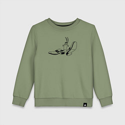 Детский свитшот Бархатные тяги мем с Планктоном из мультика