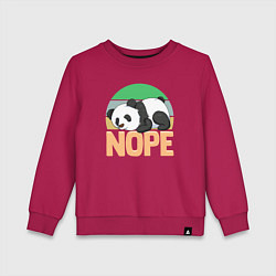 Детский свитшот Panda nope