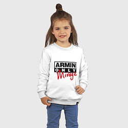 Свитшот хлопковый детский Armin Only: Mirage, цвет: белый — фото 2