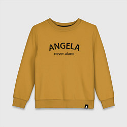 Детский свитшот Angela never alone - motto