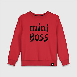Детский свитшот Mini boss