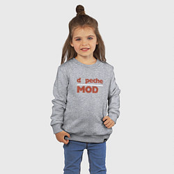 Свитшот хлопковый детский Depeche Mode - Reward era, цвет: меланж — фото 2