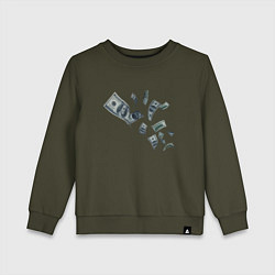 Детский свитшот Я люблю деньги