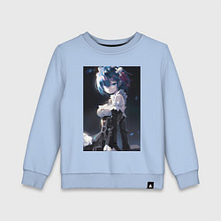 Детский свитшот Жизнь с нуля в альтернативном мире Рем