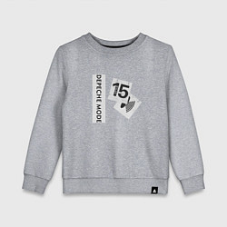 Свитшот хлопковый детский Depeche Mode - Little fifteen, цвет: меланж