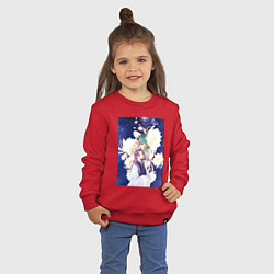 Свитшот хлопковый детский Монолог фармацевта Жэньши Расчётливый интриган, цвет: красный — фото 2