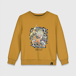 Детский свитшот One piece молния Moncey D Luffy