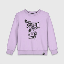 Свитшот хлопковый детский Original reggae, цвет: лаванда
