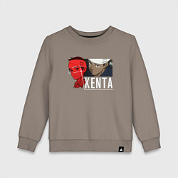 Свитшот хлопковый детский Кэнта Ли терминатор зеро, цвет: утренний латте