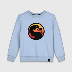 Свитшот хлопковый детский Mortal Kombat, цвет: мягкое небо