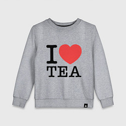 Детский свитшот I love tea