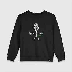 Свитшот хлопковый детский Depeche Mode - Exciter merch, цвет: черный