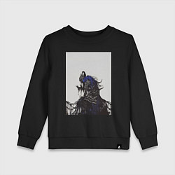 Свитшот хлопковый детский Artorias of the Abyss, цвет: черный
