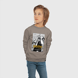 Свитшот хлопковый детский Гарри Поттер - философский камень, цвет: утренний латте — фото 2