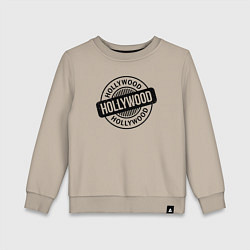 Свитшот хлопковый детский Hollywood vibe, цвет: миндальный