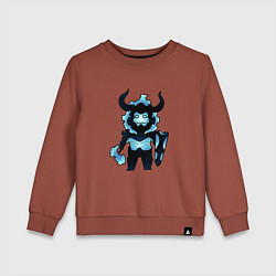 Детский свитшот Айрон - поднятие уровня в одиночку