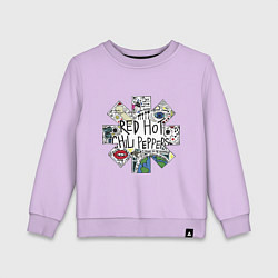 Детский свитшот RHCP - logo with songs