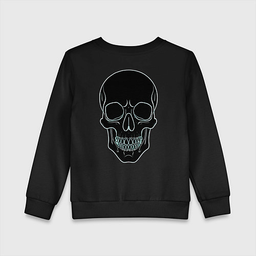 Детский свитшот Skull black / Черный – фото 2