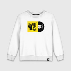 Свитшот хлопковый детский Мама ты крутая, цвет: белый