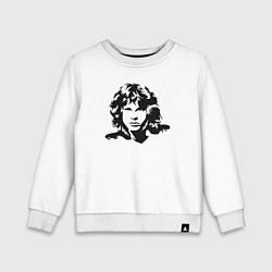 Свитшот хлопковый детский Jim Morrison - The Doors, цвет: белый