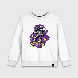 Детский свитшот Space skateboarding