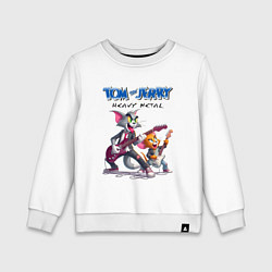 Детский свитшот Tom and Jerry - heavy metal