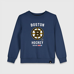 Свитшот хлопковый детский Boston Bruins team NHL, цвет: тёмно-синий
