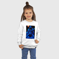 Свитшот хлопковый детский Дарт мол и дарт сидиус, цвет: белый — фото 2